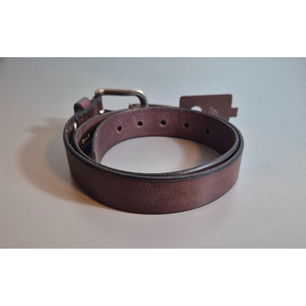 Fossil Mens Brown Leather Belt Small 31
